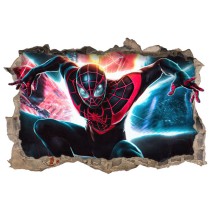 Vinilos y pegatinas 3d marvel spider man miles morales